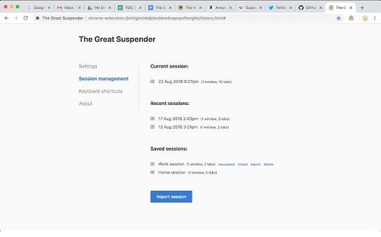 TheGreatSuspender,插件,内存清理.