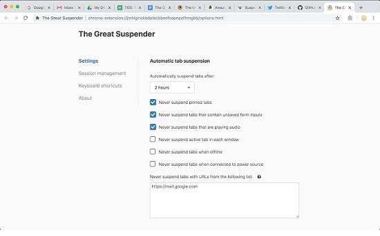 TheGreatSuspender,插件,内存清理.